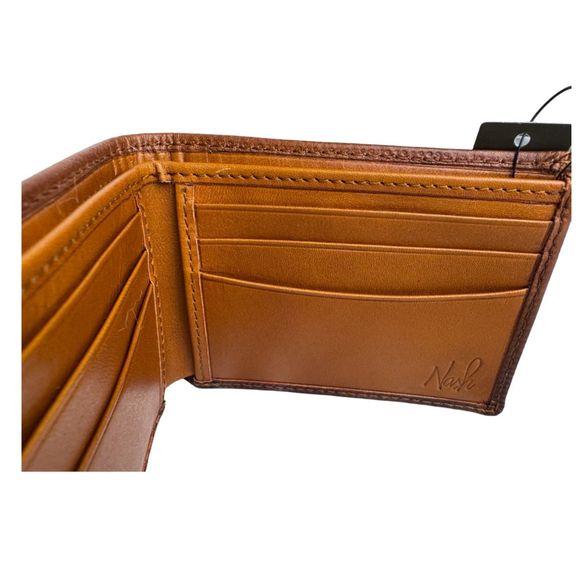 Patricia Nash Slin Bifold Wallet Ombre Dot Men's NWT NO Box - Picture 11 of 13